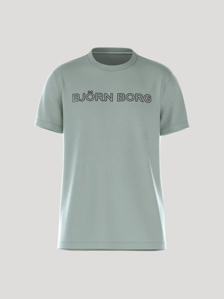 Bjorn_borg BORG ESSENTIAL 3 T-SHIRT SLATE GRAY. Szare t-shirty męskie Björn Borg, m, bez wzorów, bez kołnierzyka. Za 173.00 zł.