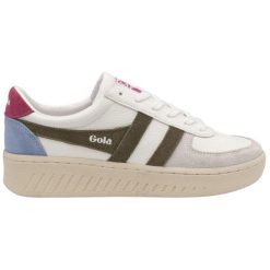 Buty do chodzenia damskie Gola Grandslam Trident. Brązowe obuwie sportowe damskie Gola, bez wzorów, z materiału, tenisowe. Za 458.00 zł.