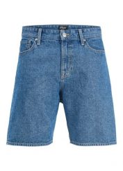 JJ REBEL Szorty jeansowe, mid waist. Niebieskie jeansy męskie bonprix, klasyczne. Za 44.99 zł.