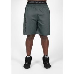 Spodenki fitness męskie Gorilla Wear Mercury Mesh Shorts. Czarne krótkie spodenki sportowe męskie GORILLA WEAR, m, bez wzorów, z meshu, na fitness i siłownię. Za 219.00 zł.