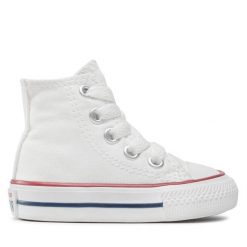 Trampki Converse. Białe trampki i tenisówki chłopięce Converse, bez wzorów, retro, bez zapięcia. Za 179.99 zł.