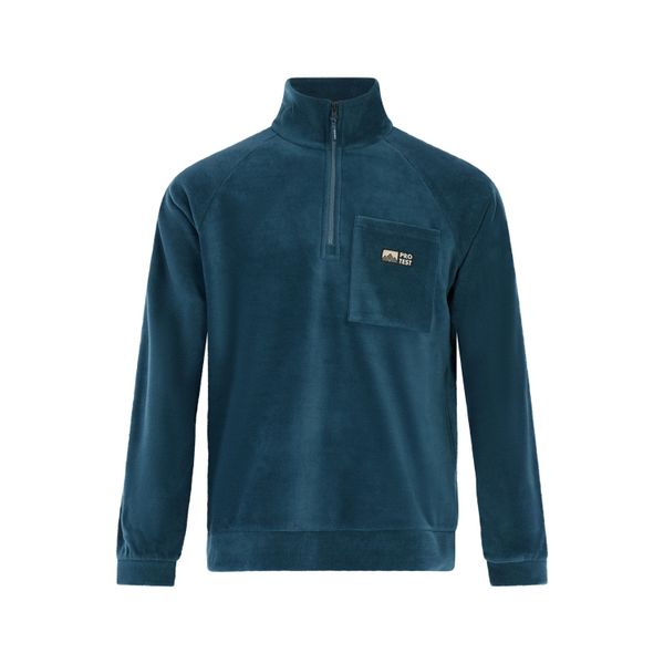 Bluza Protest Arax. Niebieskie bluzy sportowe męskie Protest, bez wzorów, bez kaptura, narciarskie. Za 274.50 zł.
