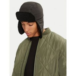 Czapka Timberland. Czarne czapki i kapelusze męskie Timberland, na zimę, bez wzorów. Za 299.99 zł.