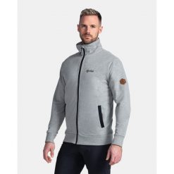 Męska bluza Kilpi BOBBY-M. Szare bluzy sportowe męskie Kilpi, m, bez wzorów, z bawełny, bez kaptura. Za 189.67 zł.