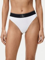 Calvin Klein Underwear Stringi LV00QF8813 Biały. Białe stringi damskie Calvin Klein Underwear, s, bez wzorów, z syntetyku. Za 89.99 zł.