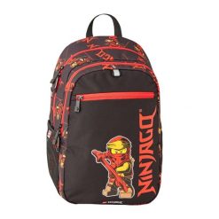 Plecak szkolny dziecięcy Lego Ninjago Red Lloyd do przedszkola. Czarne torby i plecaki dziecięce LEGO, z materiału, małe. Za 144.80 zł.