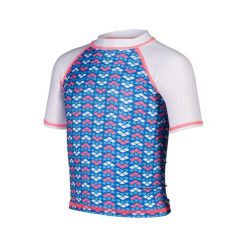 Koszulka UV dla dzieci Arena Friends Uv. Białe t-shirty i topy dla dziewczynek Arena, bez wzorów, bez ramiączek. Za 222.50 zł.