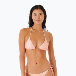 Góra od stroju kąpielowego Rip Curl Classic Surf Sliding Tri 281. Czerwone bikini damskie Rip Curl, l, bez wzorów. Za 56.99 zł.