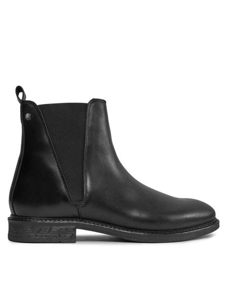 Jack & Jones Sztyblety 12241133 Czarny. Czarne botki męskie Jack & Jones, bez wzorów, ze skóry, bez zapięcia. Za 399.99 zł.