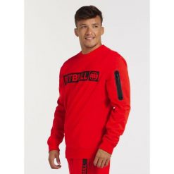 Bluza męska Pitbull Beyer. Czarne bluzy męskie PITBULL, m, bez wzorów, bez kaptura, na fitness i siłownię. Za 239.00 zł.