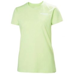 Koszulka damska Helly Hansen Massif Graphic. Brązowe t-shirty damskie Helly Hansen, xs, bez wzorów, z bawełny, bez kołnierzyka. Za 190.00 zł.