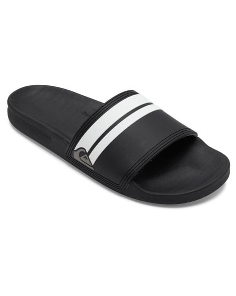 Sandały wsuwane dla Mężczyzn RIVI SLIDE Multicolore. Czarne sandały męskie Quiksilver, z materiału, bez zapięcia. Za 169.99 zł.
