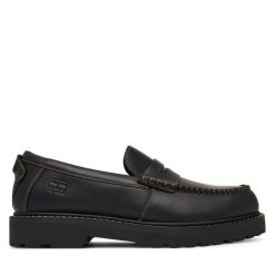 Loafersy Tommy Jeans. Czarne mokasyny męskie Tommy Jeans, z jeansu. Za 529.99 zł.