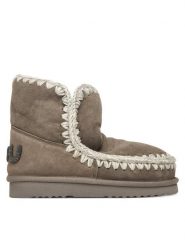 Mou Śniegowce MU.FW101050A Czarny. Czarne śniegowce i trapery damskie Mou, ze skóry. Za 1,009.00 zł.