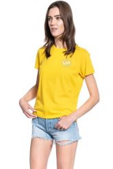 T-SHIRT DAMSKI LEE SS GLOBAL TEE LEMON ZEST L44BEPMM 112109799. T-shirty damskie Lee, l, bez wzorów, bez kołnierzyka. Za 69.99 zł.
