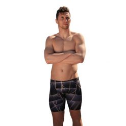 Jammer Mako. Czarne kąpielówki męskie MAKO, m, bez wzorów, do pływania. Za 276.50 zł.