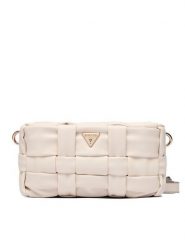 Guess Torebka Marion Mini HWWG80 72720 Écru. Listonoszki damskie Guess, z aplikacjami, ze skóry, bez dodatków. Za 329.99 zł.