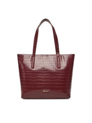 JENNY Torebka C-JEN-L-011-08 Bordowy. Czerwone torebki do ręki damskie Jenny, bez wzorów, z materiału, bez dodatków. Za 149.99 zł.