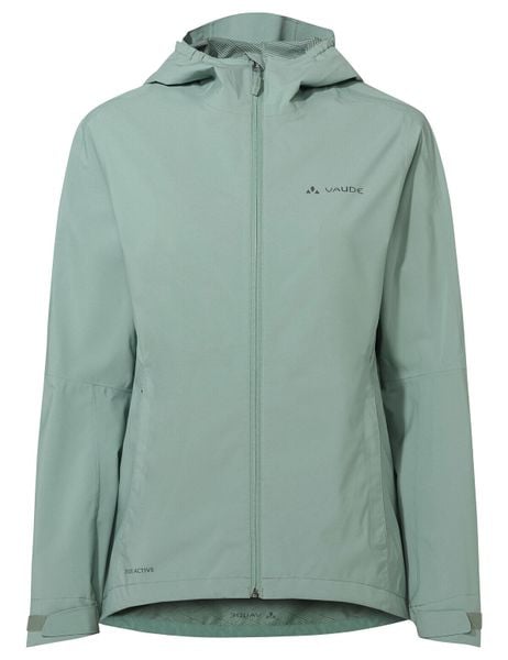 Kurtka damska Moab Rain Jacket II. Zielone kurtki damskie Vaude, bez wzorów, z materiału. Za 819.00 zł.