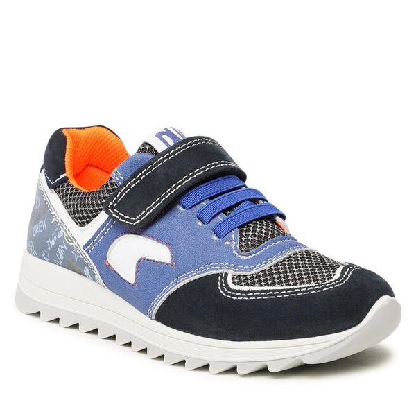 Sneakersy Primigi. Niebieskie półbuty chłopięce Primigi, bez wzorów, bez zapięcia. Za 179.99 zł.