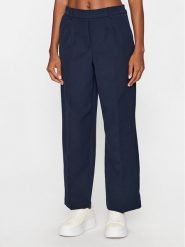 JDY Spodnie materiałowe 15310534 Granatowy Straight Fit. Niebieskie spodnie materiałowe damskie JDY, xs, bez wzorów, z materiału. Za 99.99 zł.