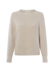Marc O'Polo Sweter damski z dzianiny Kobiety Bawełna (100%) szary jednolity, S. Szare swetry damskie Marc O'Polo, s, bez wzorów, z bawełny, bez kołnierzyka, bez ramiączek, bez kaptura. Za 559.00 zł.