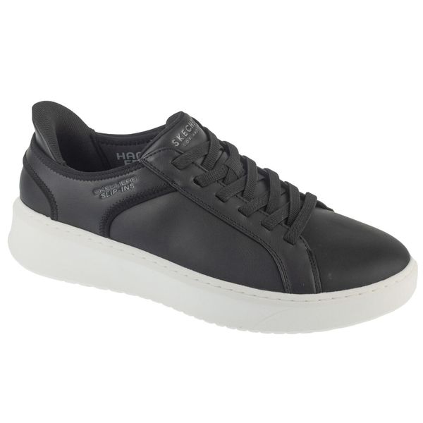 Buty sportowe Sneakersy męskie, Slip-Ins: Court Break - Suit Sneaker. Brązowe buty sportowe męskie Skechers, bez zapięcia, trekkingowe. Za 299.99 zł.