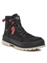 Palladium Trapery Pallashock Outcity 98877-008-M Czarny. Czarne śniegowce i trapery damskie Palladium, ze skóry. Za 419.99 zł.