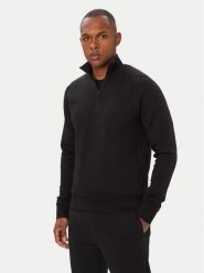 BOSS Bluza Sweat 50565306 Czarny Regular Fit. Czarne bluzy męskie Boss, l, bez wzorów, z bawełny, bez kaptura. Za 679.99 zł.