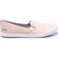Lacoste - Tenisówki. Szare trampki i tenisówki damskie Lacoste. W wyprzedaży za 319.90 zł.