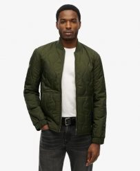 Superdry Kurtka Surplus Quilted Liner Olive Green. Zielone kurtki męskie Superdry., m, bez wzorów, z elastanu, bez kaptura. Za 395.45 zł.