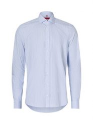 Finshley & Harding koszula biznesowa Mężczyźni Slim Fit Bawełna niebieski, 39. Niebieskie koszule męskie Finshley & Harding, m, bez wzorów, z bawełny, biznesowe, bez kołnierzyka, bez ramiączek. Za 229.95 zł.