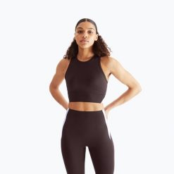 Koszulka damska On Movement Crop. Brązowe t-shirty damskie On, bez wzorów, bez kołnierzyka. Za 179.99 zł.