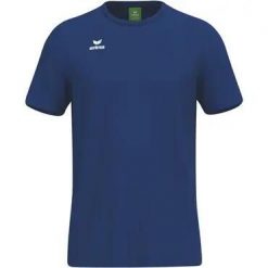 Koszulka z logo Erima TS. Białe koszulki sportowe męskie Erima, m, bez wzorów, z bawełny, bez kołnierzyka, bez ramiączek, do piłki nożnej. Za 100.20 zł.