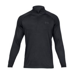 Bluza Mężczyzna Under Armour Tech™ czarny. Czarne bluzy sportowe męskie Under Armour, m, bez wzorów, z materiału, bez kaptura, na fitness i siłownię. Za 226.25 zł.