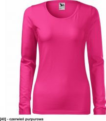 MALFINI Slim 139 - ADLER - Koszulka damska, 180 g/m, - czerwień purpurowa XL. Czerwone t-shirty damskie Malfini, m, bez wzorów, bez kołnierzyka. Za 36.46 zł.