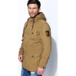 Khaki Kurtka Just Before. Brązowe kurtki męskie marki Born2be. Za 119.99 zł.