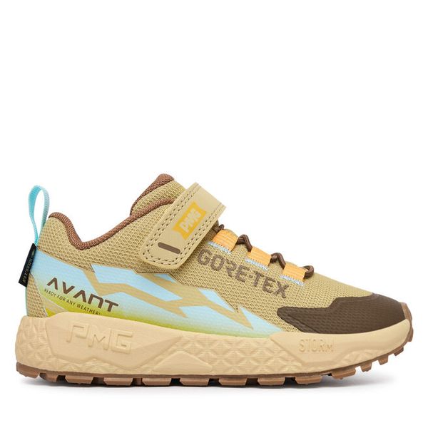 Sneakersy Primigi. Brązowe trampki i tenisówki chłopięce Primigi, bez wzorów, z gore-texu, bez zapięcia. Za 329.99 zł.