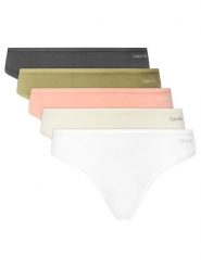 Calvin Klein Underwear Komplet 5 par fig klasycznych 000QD5251E Kolorowy. Figi damskie Calvin Klein Underwear, s, bez wzorów, z bawełny. Za 279.99 zł.