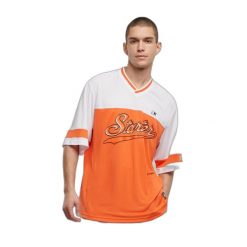 T-shirt z dekoltem w serek z dzianiny Starter. Brązowe t-shirty męskie Starter, m, bez wzorów, z dzianiny, bez kołnierzyka. Za 182.50 zł.