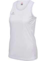 Damska koszulka typu tank top Newline Athletic. Białe koszulki sportowe damskie Newline, xl, bez wzorów, z materiału, bez kołnierzyka, bez ramiączek, do biegania. Za 144.00 zł.