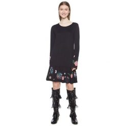 Desigual Sukienka Damska Surat Negro 18Wwvk19 2000 (Rozmiar S). Sukienki damskie marki Desigual. W wyprzedaży za 257.00 zł.