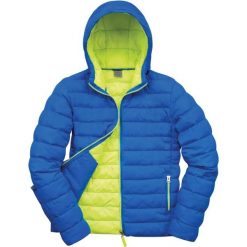Męska kurtka puchowa Result Snowbird. Niebieskie kurtki męskie RESULT, m, bez wzorów, z nylonu, eleganckie, bez kaptura. Za 211.65 zł.