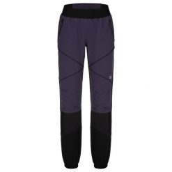 Damskie spodnie outdoor Loap Urabella fioletowe S. Czarne spodnie sportowe damskie ZONE PERFECT, s, bez wzorów, outdoorowe. Za 141.35 zł.
