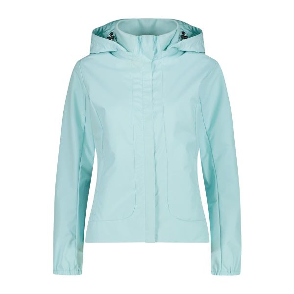 Kurtka damska turystyczna CMP 35Z5446. Zielone kurtki damskie CMP, s, bez wzorów, bez kaptura, trekkingowe. Za 491.50 zł.