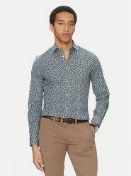 Marciano Guess Koszula 4GHH02 4388Z Granatowy Slim Fit. Niebieskie koszule męskie Marciano Guess, m, z aplikacjami, z bawełny, bez kołnierzyka, bez ramiączek. Za 279.99 zł.