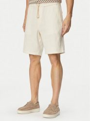 JOOP! Jeans Szorty materiałowe Riv-W 30102887 Kremowy Regular Fit. Białe szorty męskie JOOP! Jeans, m, bez wzorów, z bawełny. Za 379.99 zł.