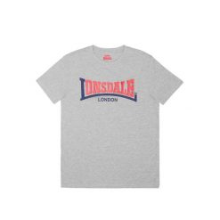 Bawełniana koszulka Lonsdale Two Tone. Niebieskie koszulki sportowe męskie Lonsdale, m, bez wzorów, z bawełny, bez kołnierzyka, bez ramiączek, na fitness i siłownię. Za 137.50 zł.