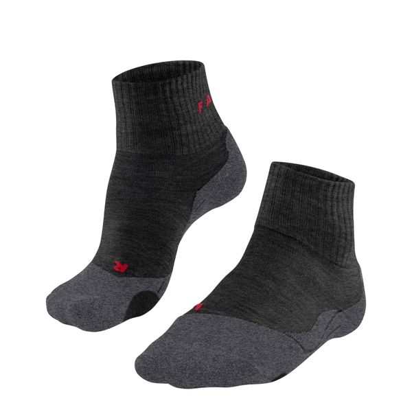 Krótkie skarpetki Falke TK2 Explore. Szare skarpety męskie Falke, bez wzorów, z elastanu. Za 151.00 zł.