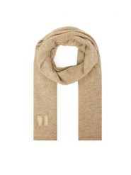 Guess Szalik AW5437 POL03 Beżowy. Brązowe czapki i kapelusze damskie Guess, z aplikacjami, z wełny. Za 209.99 zł.